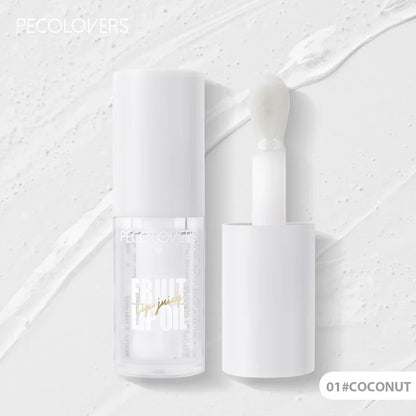 BIG Fruit Lip Oil Lip Enhancer Plumper Big Brush Moisturising Clear Lip Gloss Sexy Lip Makeup Care Cosmetics for Women Girl Lady