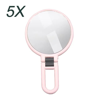 New 2/5/10/15x Magnifying Makeup Mirror Women's Pocket Mirror Small Folding Mirror for Table HUAZJ06