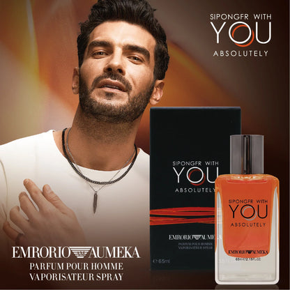 AUMEKA Perfume For Men Original Luxury Arabes Spray Parfum Pour Homme Woody Eau De Toilette Man Gift Makeup 65ml AU6383