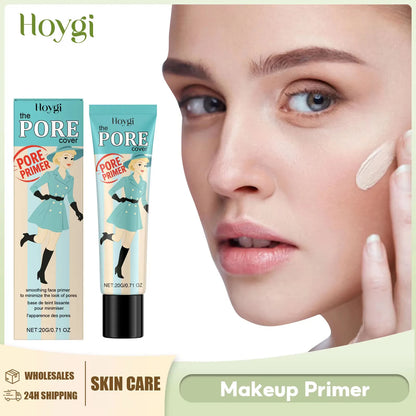 Pre-Makeup Pore Primer Even Skin Tone Oil Control Smoothing Skin Texture Invisible Pores Moisturizing Waterproof Makeup Cosmetic
