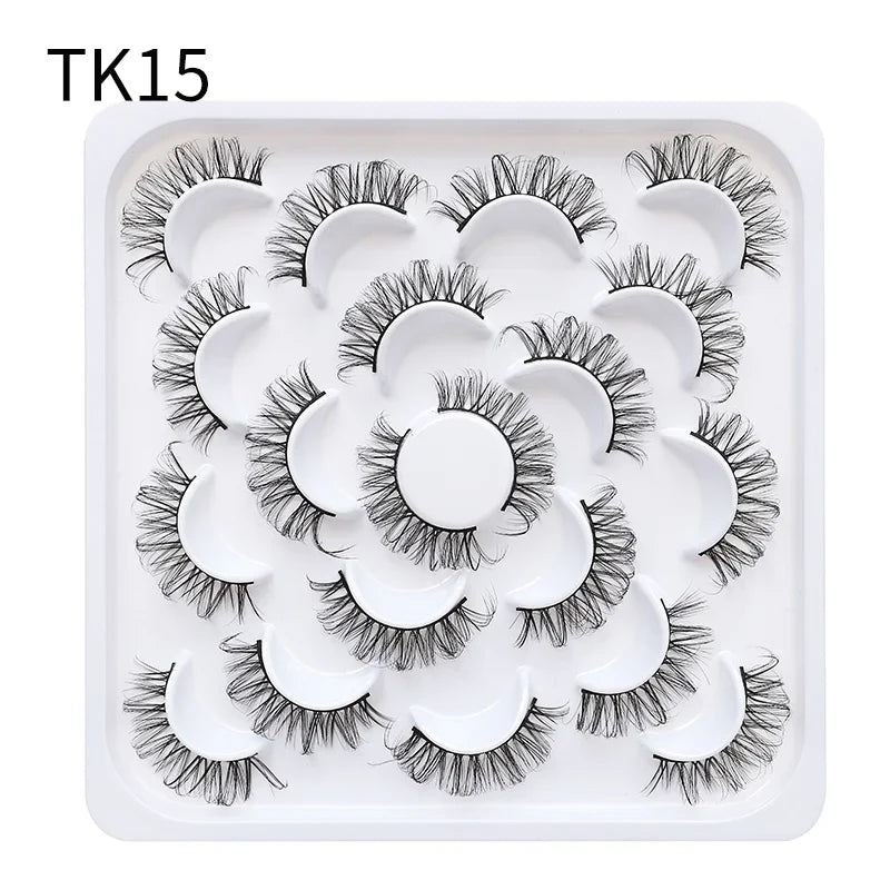 Russian Strip Lashes Makeup Lashes 25mm 3D Mink Volume Fluffy Natural False Eyelashes Thick Dramatic Mink Eyelashes Wholesale
