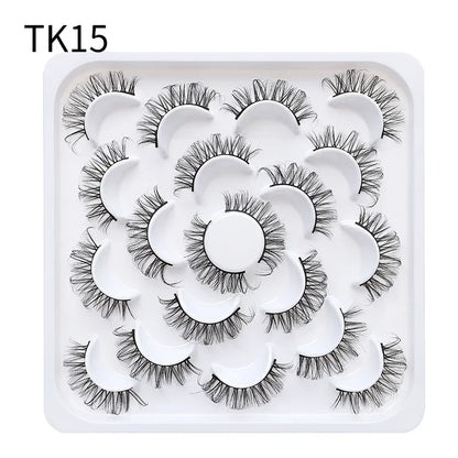 Russian Strip Lashes Makeup Lashes 25mm 3D Mink Volume Fluffy Natural False Eyelashes Thick Dramatic Mink Eyelashes Wholesale