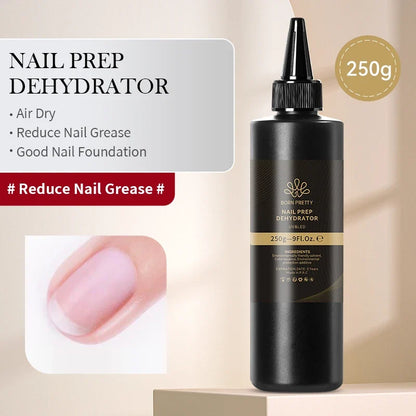 BORN PRETTY 250g Milky White Jelly Nude Gel Nail Polish Refilled Package Translucent Clear Semi Permanent Soak Off UV Gel