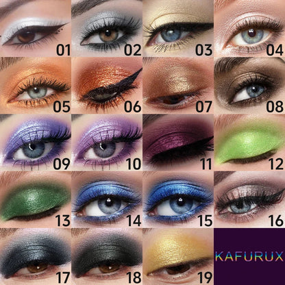 25 color 1PC Pearl  eyeshadow stick waterproof long lasting glitter&matte color eye shadow makeup face highlight cosmetics gifts