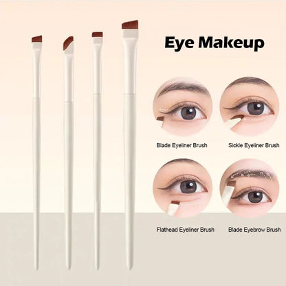 Eye Makeup Brush Set for Beginners Professional Makeup Brush, Under-Eye Detail Cosmetic Brushes Kit Eyebrow Crease Shader