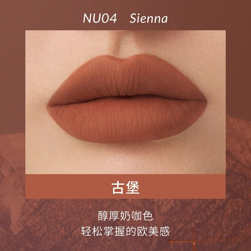 Kaleidos Lipstick Lip Cream Matte Velvet Nude Colours Lip Mud Waterproof Lip Gloss Long Lasting Lip Stain