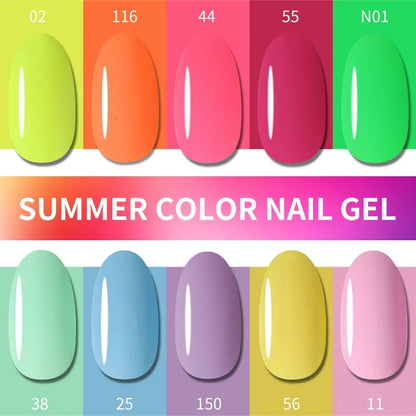 MSHARE 100ML Nail Gel Polish Soak Off UV LED Nails Vernis Semi Permanent Varnish Polish White Red Nail Gel Art