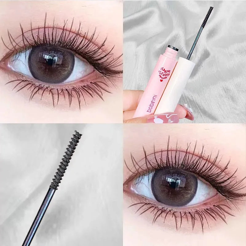 Ultra-fine Brush Lengthening Mascara - Black Waterproof 3D Lash