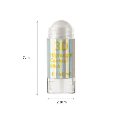 6 Colors 3D Face Brighten Highlighter Bar Cosmetic Face Contour Bronzer Shimmer Highlighter Stick Concealer Cream Makeup tool