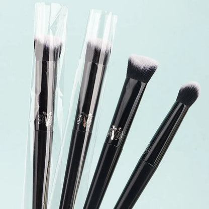 Concealer Makeup Brush Soft Fiber Hair Elegant Black Handle Powder Blusher Eye Shadow Foundation Make Up Brushes Beauty Tool