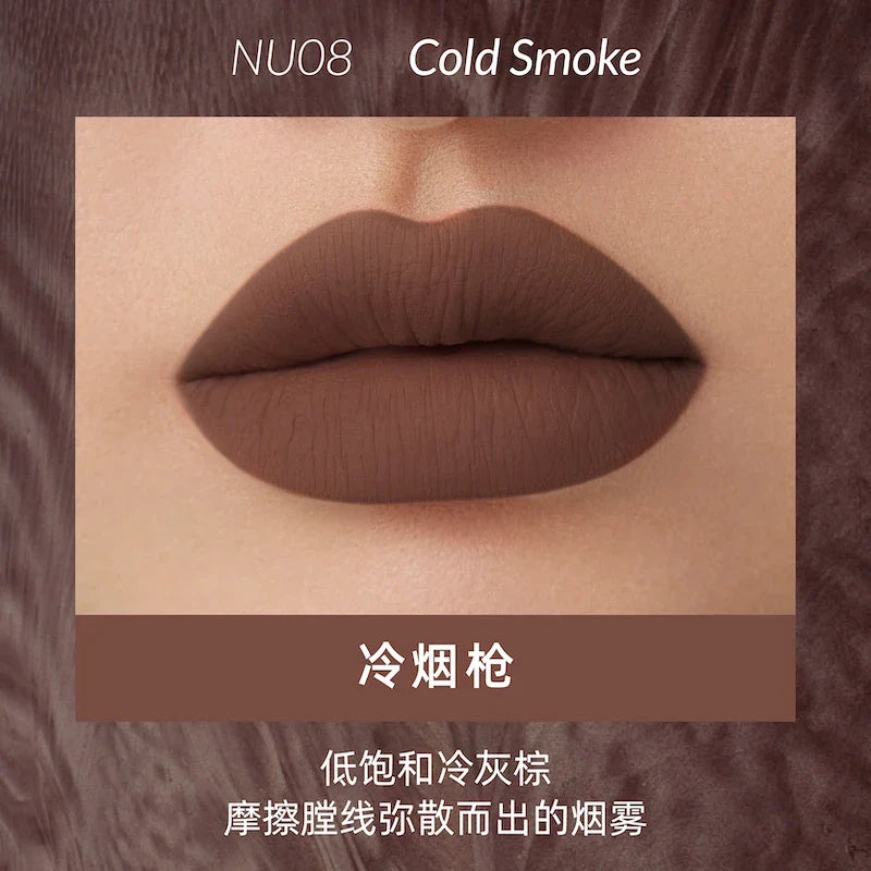 Kaleidos Lipstick Lip Cream Matte Velvet Nude Colours Lip Mud Waterproof Lip Gloss Long Lasting Lip Stain