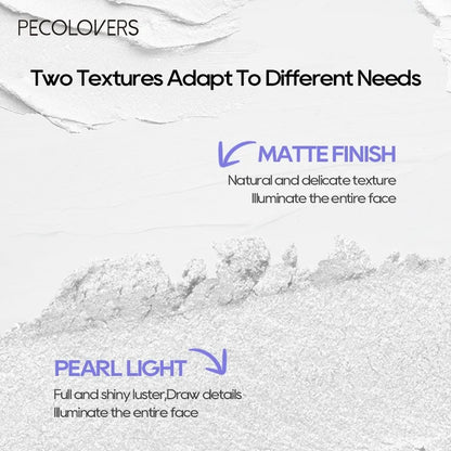 Brightening Highlighter Pen, Long Lasting Waterproof, Smooth Matte Pearly Glitter White Silvery Eyeliner Eyeshadow Stick