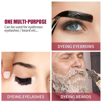 Iconsign Eyelash and Eyebrow Dye Tint Kit - Waterproof Cream