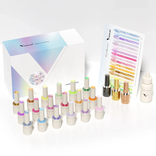 VENALISA VIP Kit 10ml Nail Gel Polish HEMA TPO FREE Gorgeous Colors Gel Pigment Professional Nail Art Long-lasting Gel Varnish