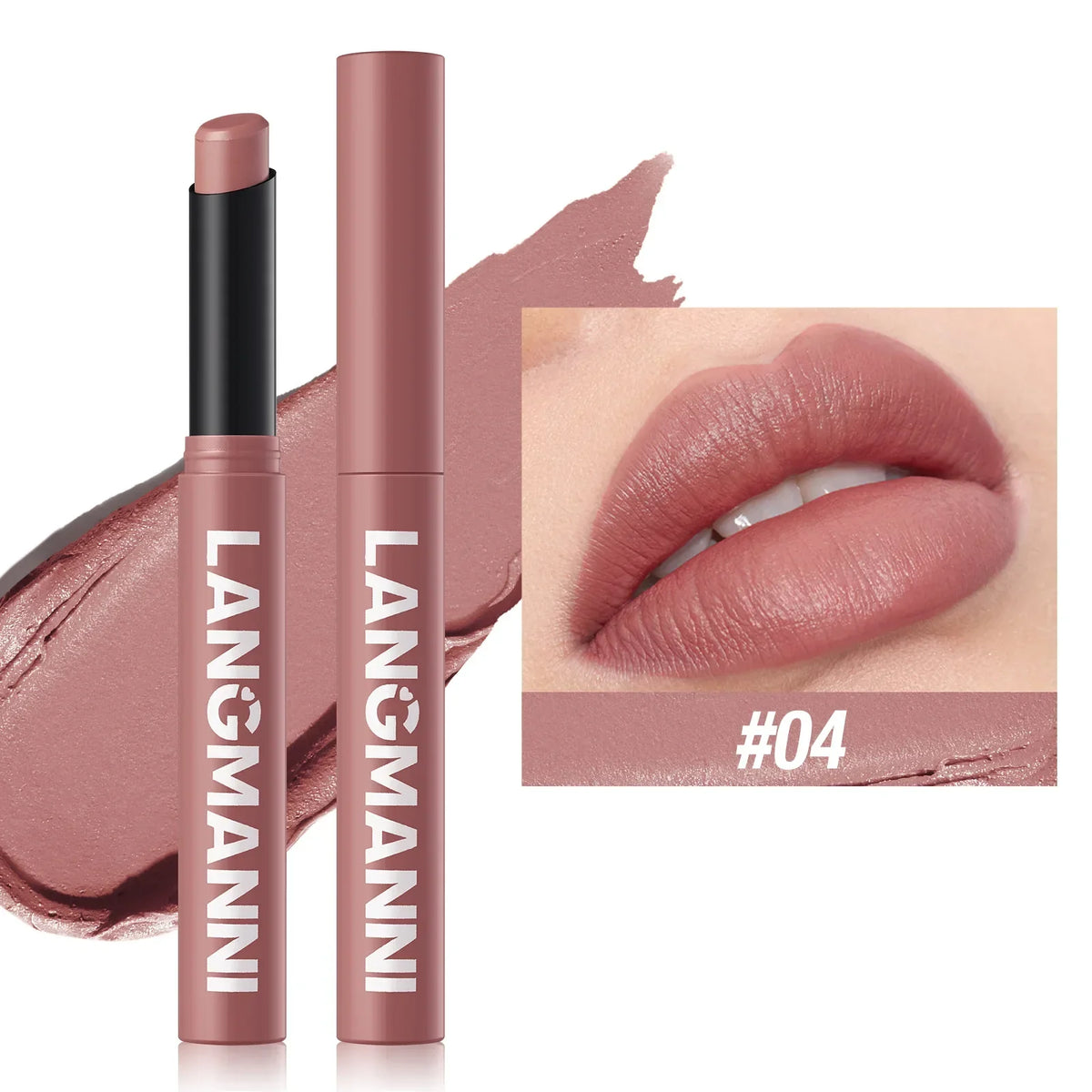 12 Color Matte Lipstick Non-Stick Cup Long-Lasting Velvet Finish Lipstick Pen  Smooth Matte Lip Color Waterproof Non-Fading