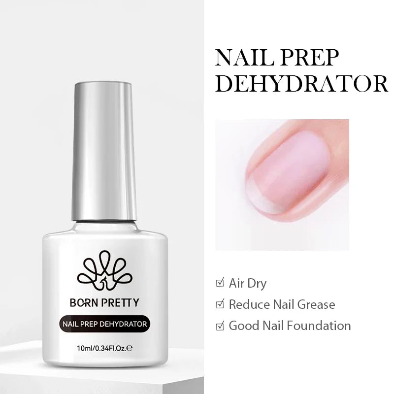 BORN PRETTY Jelly Nude Gel Nail Polish 10ml Light Pink Peach Translucent Color UV Light Cure Gel Varnish Nail Art DIY at Home