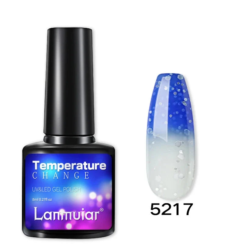 Temperature Color Changing Thermal Nail Polish Fast Drying Water-based Gradient Nail Varnish Manicure Supplies Nail Art