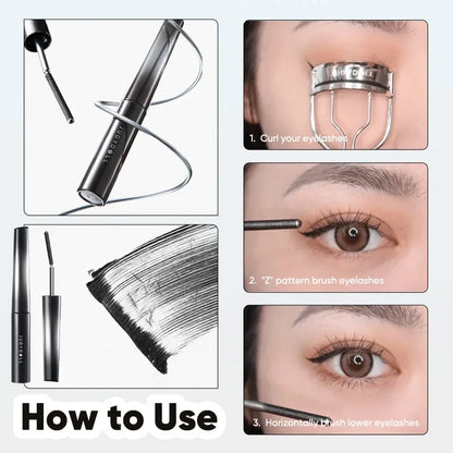 Judydoll Iron Mascara 2g, Waterproof, Lengthening & Curling, Volumizing Formula for Strong, Defined Lashes & All-Day Hold