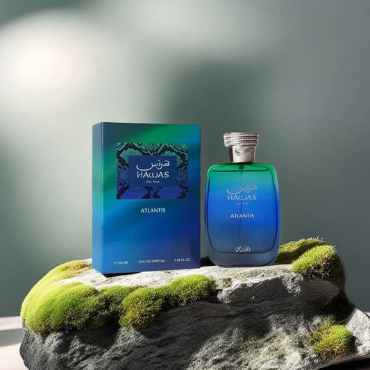Rasasi Hawas Atlantis EDP Unisex Fragrance 100ml (3.4oz) - Long Lasting Middle East Perfume for Men And Women