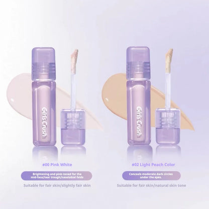 Girlscrush Liquid Concealer Facial Brightening Velvet Sunscreen Mark Expand Moisture Skin Application Holding Makeup