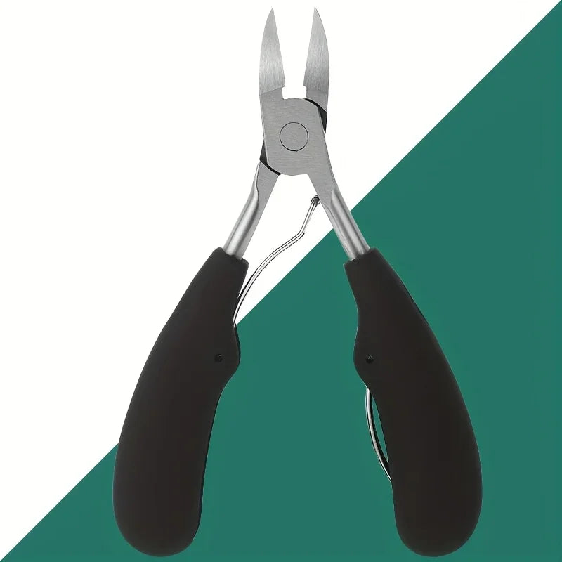 4pcs Thick Nail and Toe Nail Clippers for the Elderly - Extra Large Wide Mouth Opening Nail Clipper Set