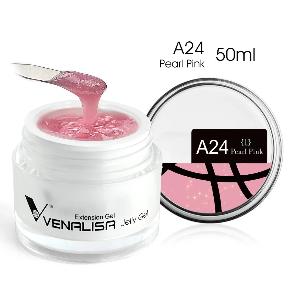 50ml VENALISA Builder UV Contruction Gel Jelly Gel Nude Skin Collection Nail Form Keep Nail C Arc Soak Off UV LED Camouflage Gel