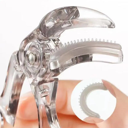 With Frameless Toothed Comb Eye Makeup Tool Professional Curling Tool Portable Wide-Angle Eyelash Clip Lasting Eyelash Curler