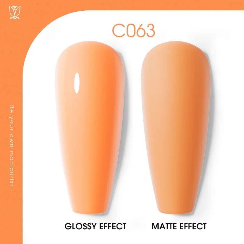 ROSALIND 7ml/15ml Summer Green Gel Nail Polish Semi Permanent Nail Art Manicure Soak Off Top Base Matt Hybrid Varnishes UV Gel