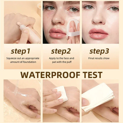 Liquid Foundation Cream Concealer Stick 6 Color Moisturizing Full Coverage Oil-control Natural Lasting Concealer BB Cream Makeup