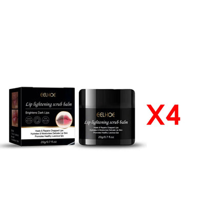 Lip Lightening Scrub Balm for Dark Lips Remove Dark Smoke Lips Exfoliating Repair Fine Lines Moisturizing Brightening Lip Care