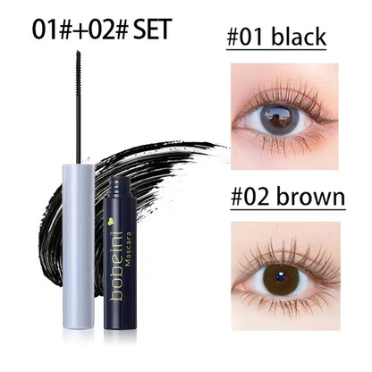 Silk Fiber Curling Mascara - Waterproof Lengthening & Volumizing