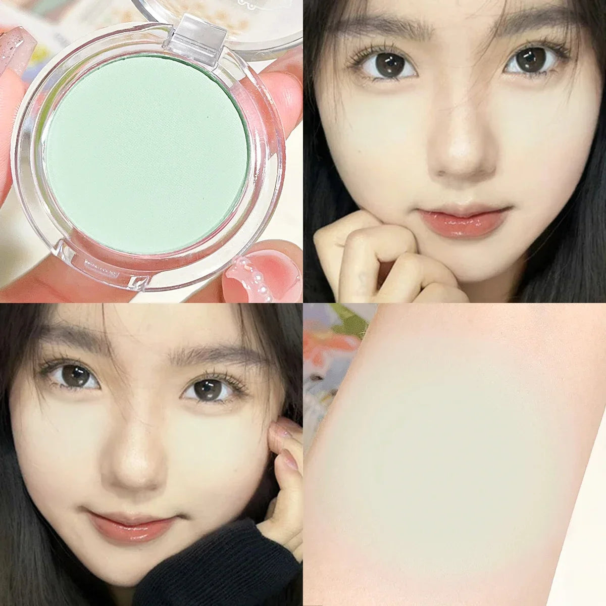 HISYI monochrome blush whitening matte cosmetics vitality girl nude makeup natural smudge monochrome blush plate