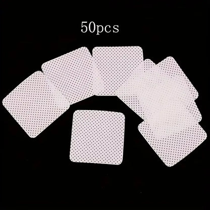 50 Lint-Free Nail Wipes, Super Absorbent Nail Wipes for Removing Gel Polish, Eyelash Extensions, and Nail Prep (White, Pink)