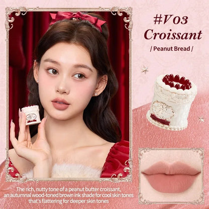 Flower Know Strawberry Rococo Cloud Liquid Lipstick Cream Lip Glaze Matte Milk Tea korean Makeup Long Lasting Lipgloss