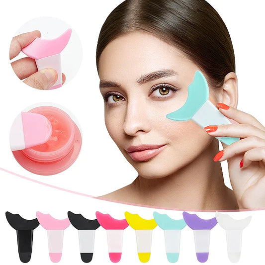Silicone Eyeliner Stencil Wing Tips Marscara Drawing Lipstick Wearing Aid Face Cream Mask Applicator Mould Makeup Tool Resusable
