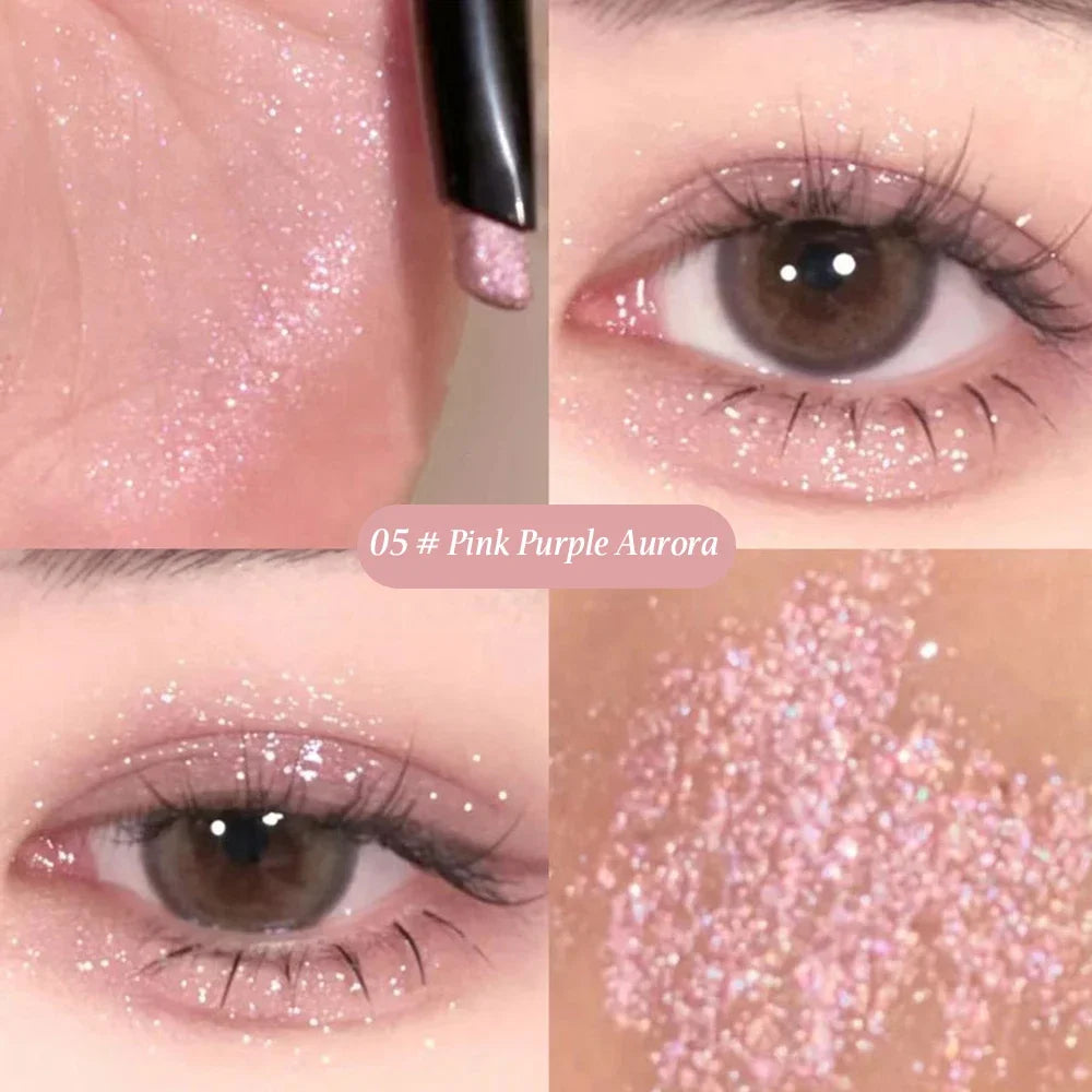 Glittering Highlighter Stick With Diamond Like Feel Silky And Good Ductility Face Brightening Three Dimensional Eye Shadow Pen