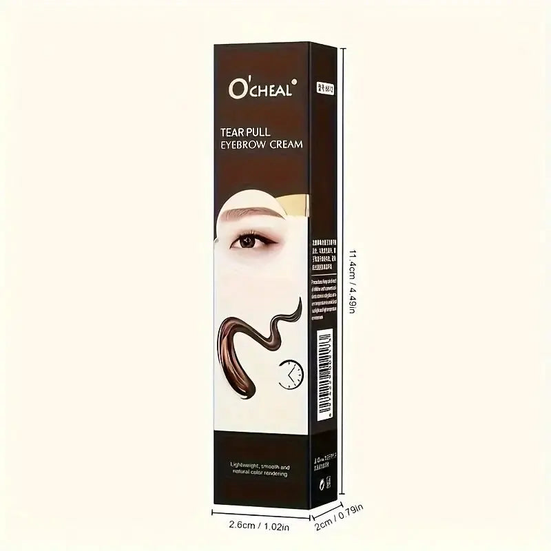 Long-lasting Waterproof Eyebrow Gel Cream - Semi-permanent Tint