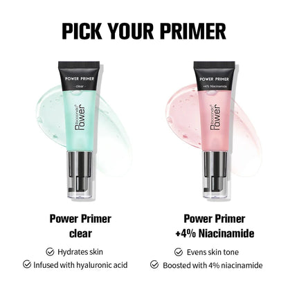 Power Grip Highly Moisturizing Makeup Base Isolation Primer Refreshing Easy To Absorb Invisible Pore Colorless Natural Makeup
