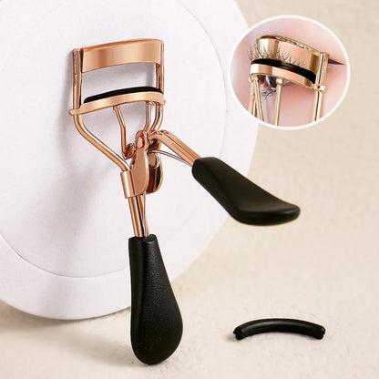 with 15 Silicone Pads and Stainless Steel Eyelash Curler Portable Eyelash Curler, Used for Eyelash Extension and Curling Tools