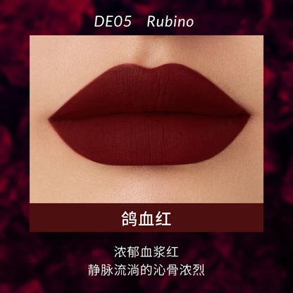 Kaleidos Lipstick Lip Cream Matte Velvet Nude Colours Lip Mud Waterproof Lip Gloss Long Lasting Lip Stain