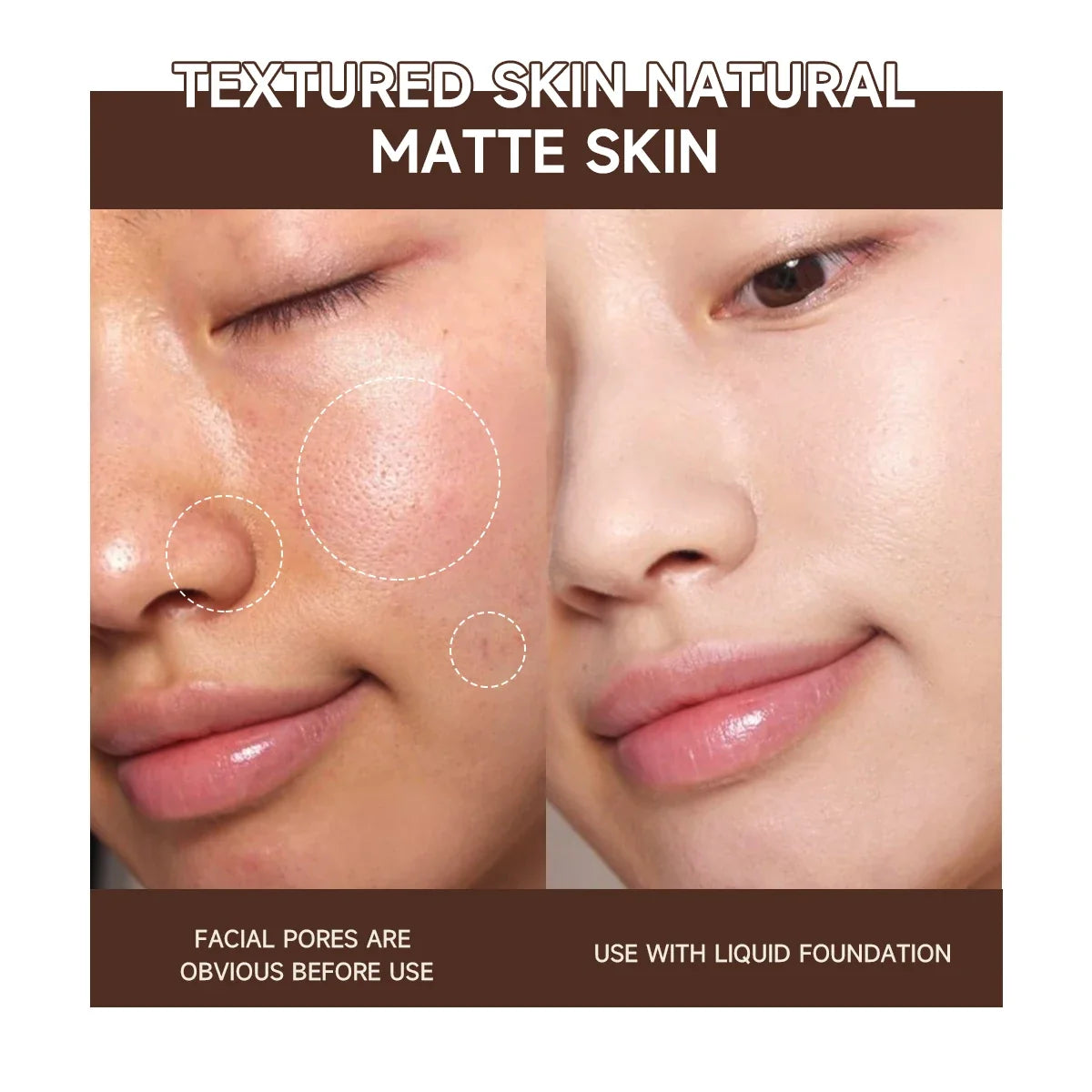 Moisturizing Pore-covering Primer Stick, Long-lasting Concealer, Invisible Pore Concealer Stick, Natural Makeup Base Concealer