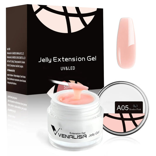 50ml VENALISA Builder UV Contruction Gel Jelly Gel Nude Skin Collection Nail Form Keep Nail C Arc Soak Off UV LED Camouflage Gel