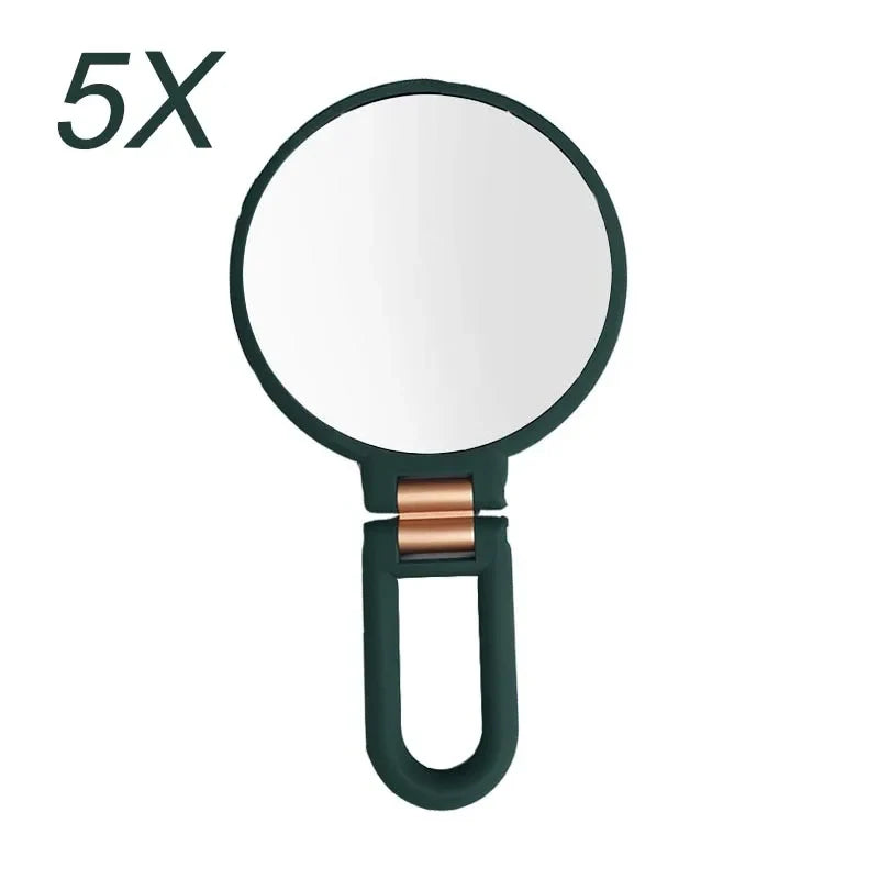 New 2/5/10/15x Magnifying Makeup Mirror Women's Pocket Mirror Small Folding Mirror for Table HUAZJ06