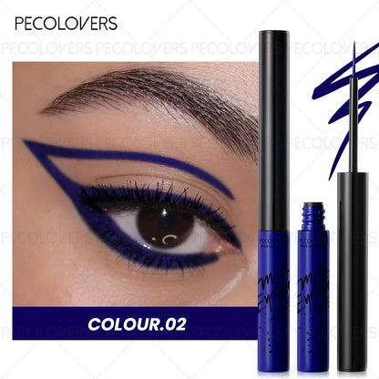 1PC Colorful Liquid Eyeliner, Waterproof, Precise Line, High Color Payoff, Quick Drying, Perfect for Christmas and Holiday Party