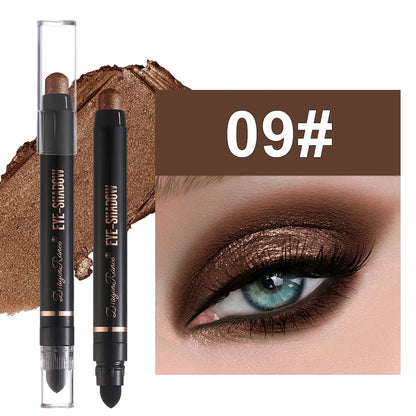 Eyeshadow Pen Pearlescent Eyeshadow Versatile One-Swipe Application Non-Smudging Waterproof Eyeshadow Highlighter Delicate Silky Smooth with Fine Shimmer Eyeshadow Liquid
