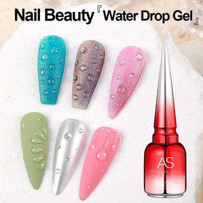 AS 15ml Transfer Foil Gel Nail Polish Soak Off Led Uv Gel Varnish Fast Dry Star Sticker Glue Stamp Gel