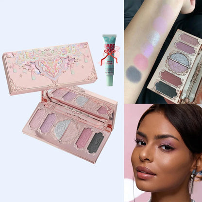 Flower Knows Chocolate Wonder-Shop 8-Color Eyeshadow Palette