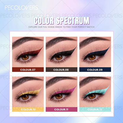 1PC Quick-Dry Black Eyeliner Pen - Waterproof, Sweat-Resistant, Break-Resistant Tip, Beginner-Friendly, Long-Lasting