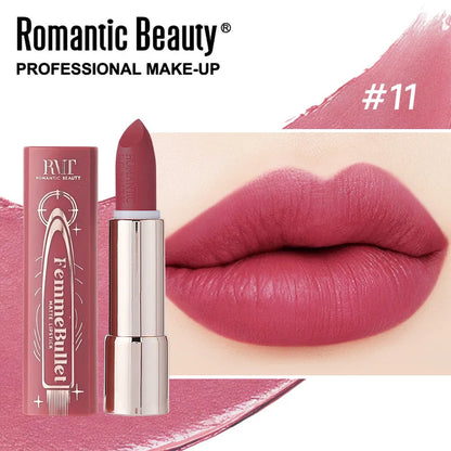 6 Colors Matte Liquid Lipstick - Transfer-Resistant Matte Lipstick, Highly Pigmented Formula, Smudge-Proof & Lasting Wear