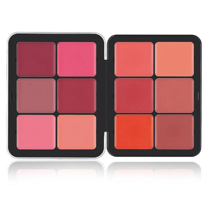 12 Color Blush Concealer Set Natural Blemish Brightening Highlighter 16 Color Waterproof face contour cream palette custom logo